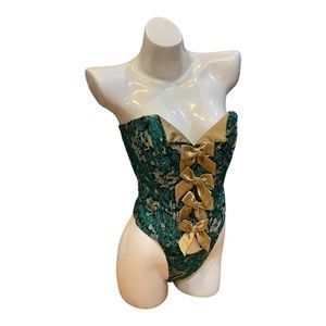 Trashy Lingerie Corset & Thong Costume set
